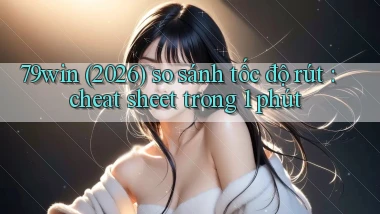 79win (2026) so sánh tốc độ rút cheat sheet trong 1 phút