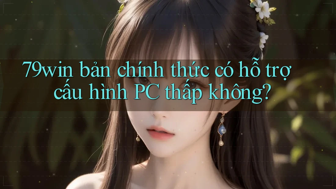 79win bản chính thức có hỗ trợ cấu hình PC thấp không? 79win bản chính thức có hỗ trợ cấu hình PC thấp không?