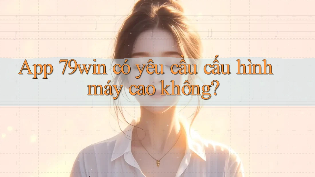 App 79win có yêu cầu cấu hình máy cao không?