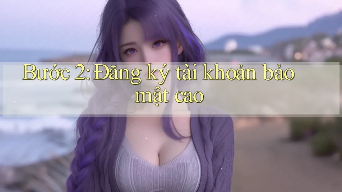 Bước 2: Đăng Ký Tài Khoản Bảo Mật Cao Bước 2: Đăng Ký Tài Khoản Bảo Mật Cao