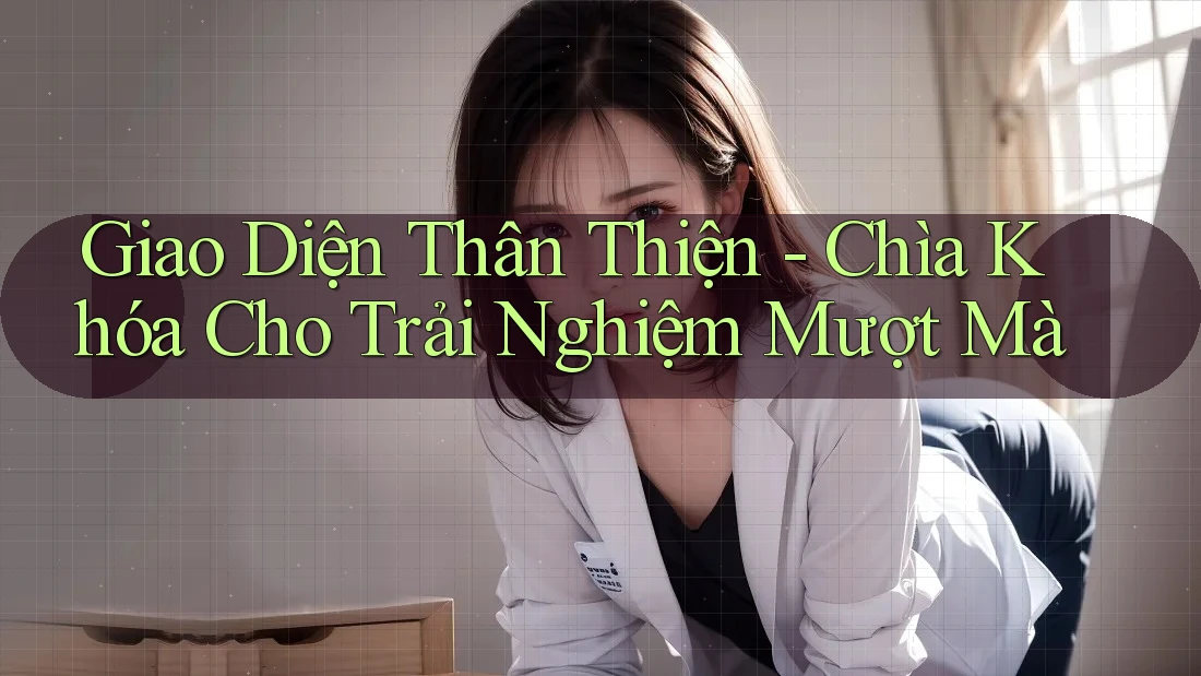 Giao Diện Thân Thiện - Chìa Khóa Cho Trải Nghiệm Mượt Mà