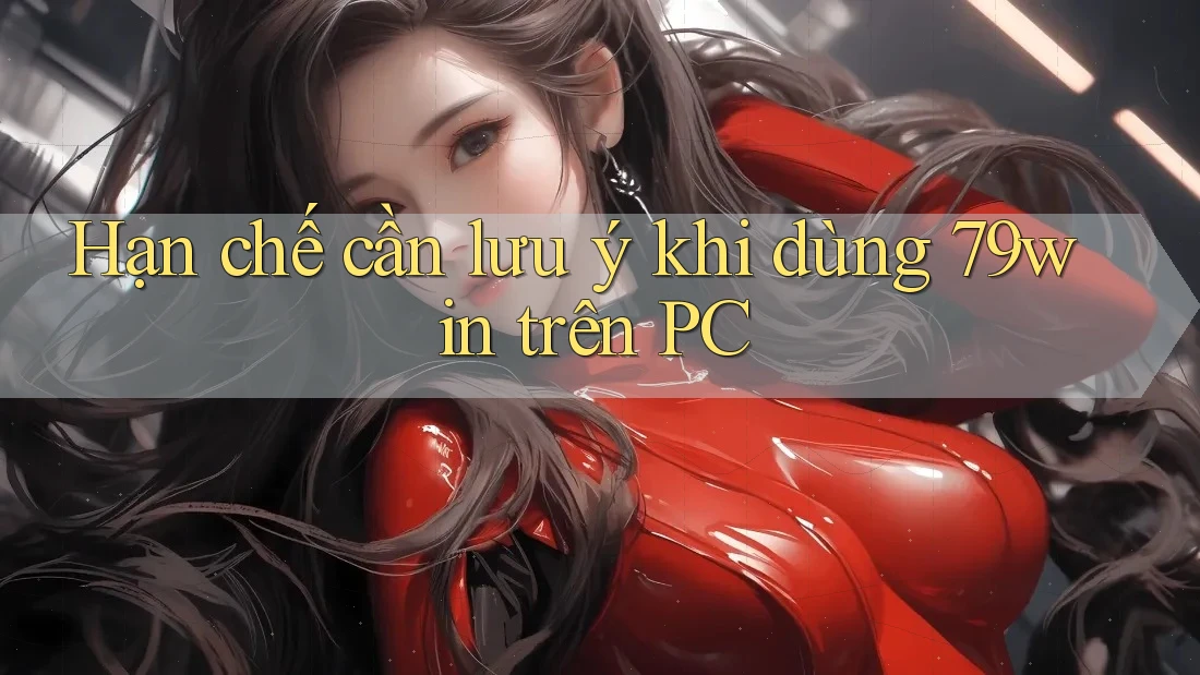 Hạn chế cần lưu ý khi dùng 79win trên PC
