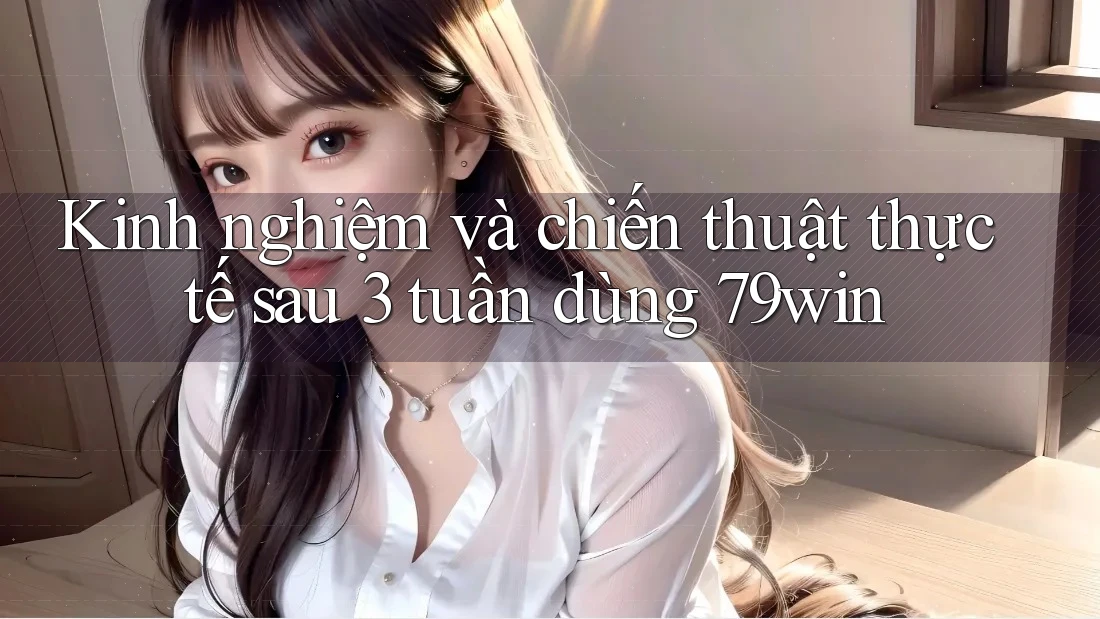 Kinh nghiệm và chiến thuật thực tế sau 3 tuần dùng 79win Kinh nghiệm và chiến thuật thực tế sau 3 tuần dùng 79win
