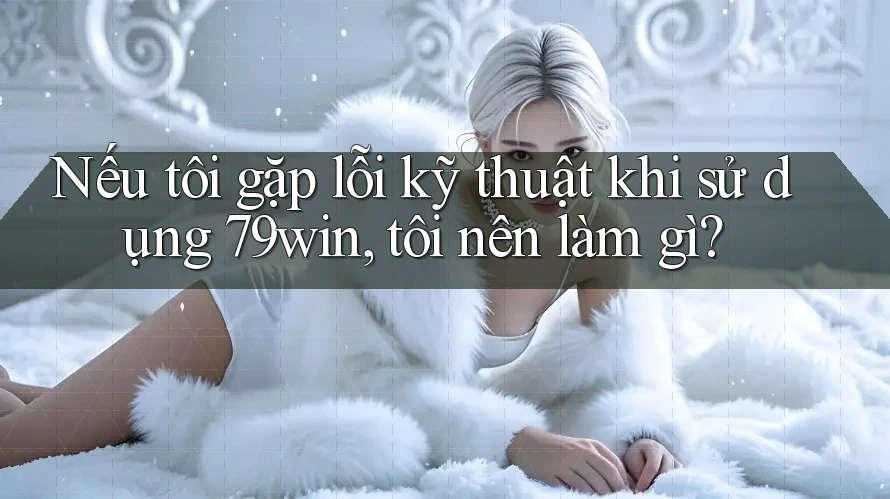 Nếu tôi gặp lỗi kỹ thuật khi sử dụng 79win, tôi nên làm gì?
