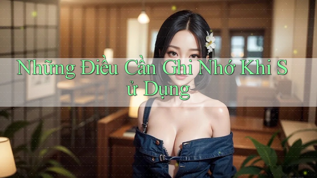 Những Điều Cần Ghi Nhớ Khi Sử Dụng Những Điều Cần Ghi Nhớ Khi Sử Dụng