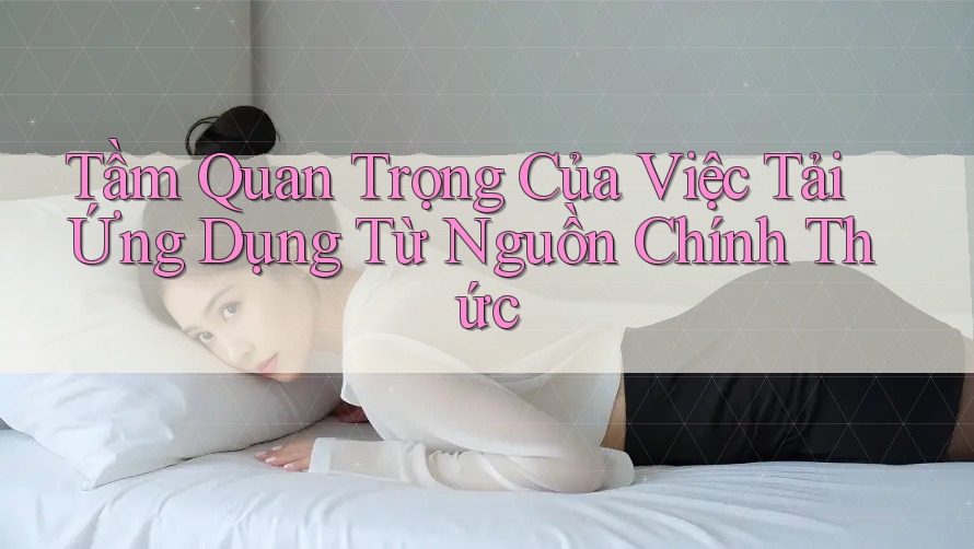Tầm Quan Trọng Của Việc Tải Ứng Dụng Từ Nguồn Chính Thức Tầm Quan Trọng Của Việc Tải Ứng Dụng Từ Nguồn Chính Thức
