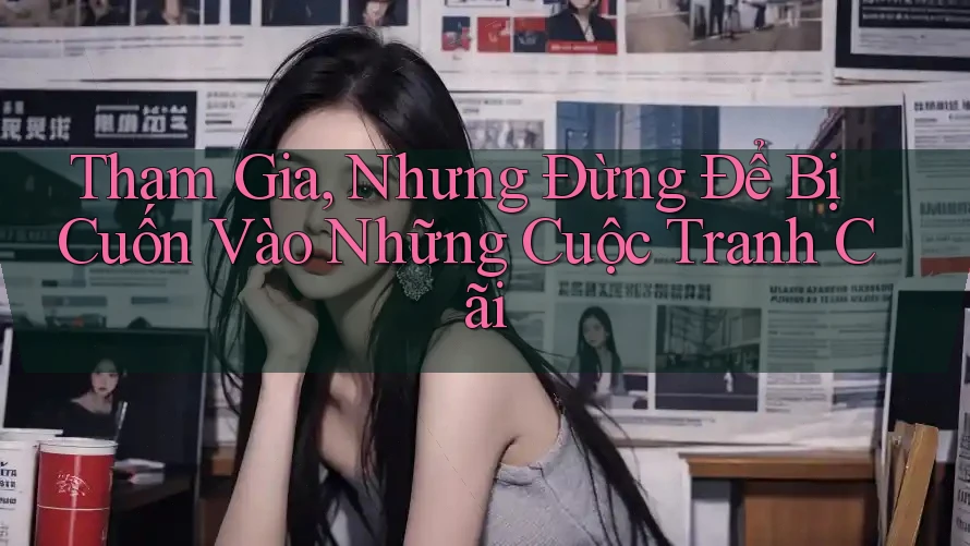 Tham Gia, Nhưng Đừng Để Bị Cuốn Vào Những Cuộc Tranh Cãi
