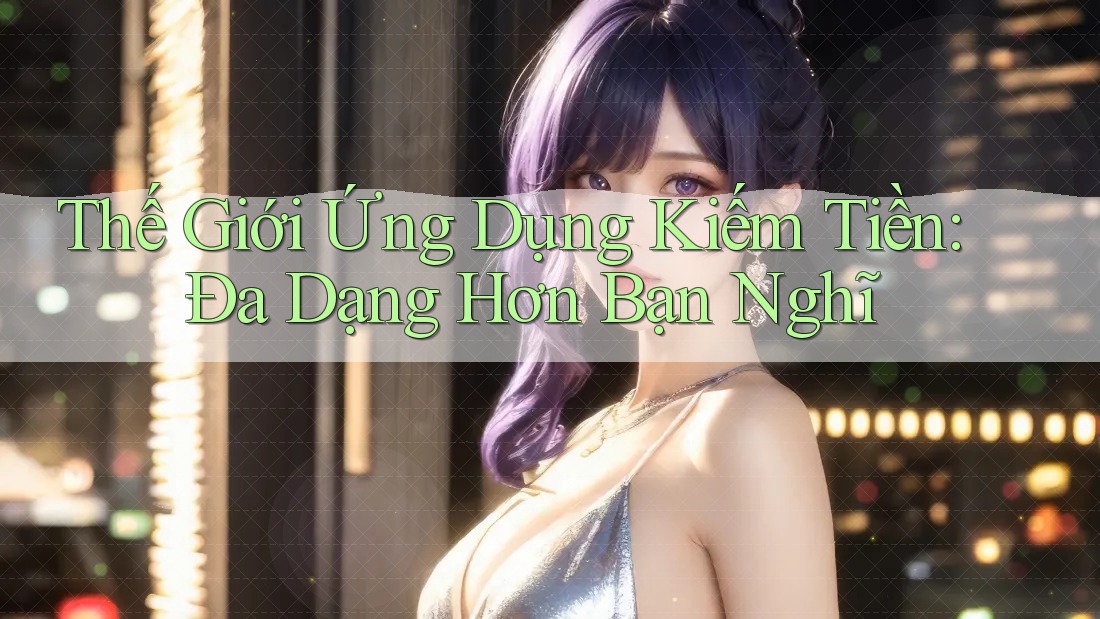 Thế Giới Ứng Dụng Kiếm Tiền: Đa Dạng Hơn Bạn Nghĩ