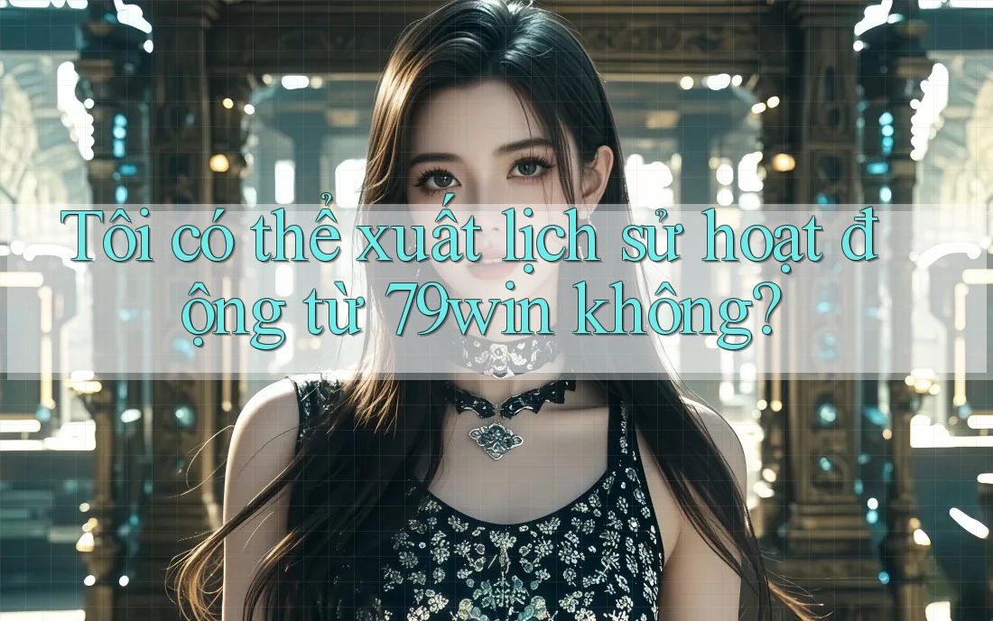 Tôi có thể xuất lịch sử hoạt động từ 79win không?