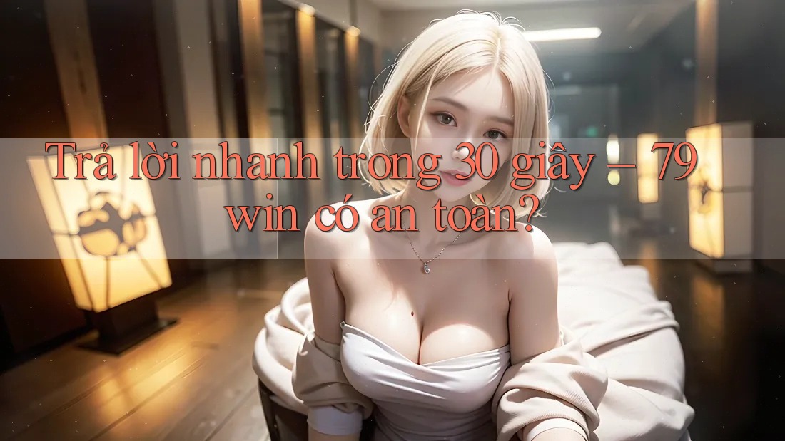 Trả lời nhanh trong 30 giây – 79win có an toàn? Trả lời nhanh trong 30 giây – 79win có an toàn?